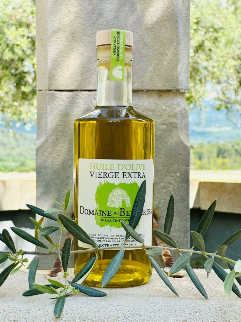 bouteille huile olive Domaine des bergeries